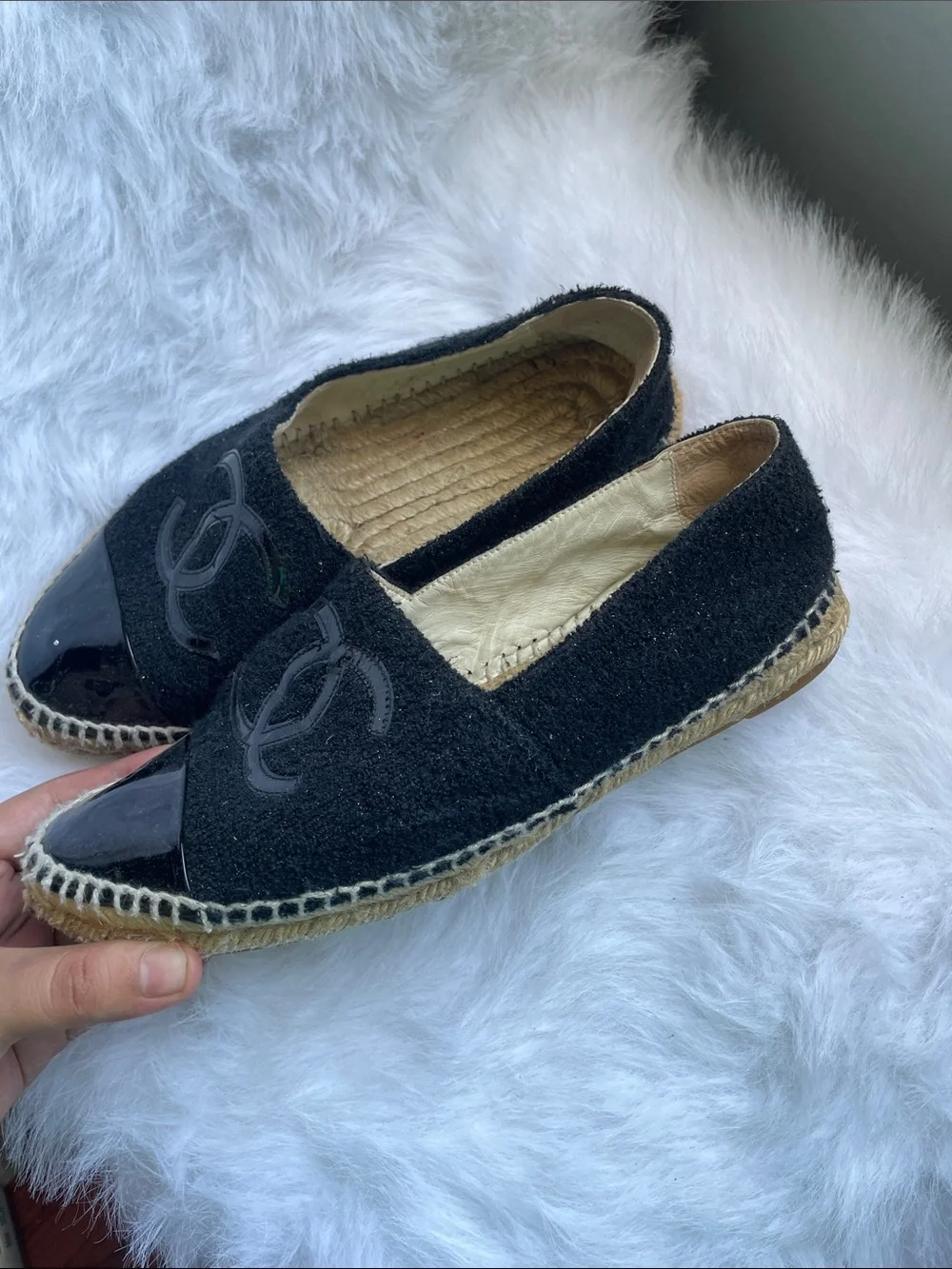 CHANEL classic espadrille